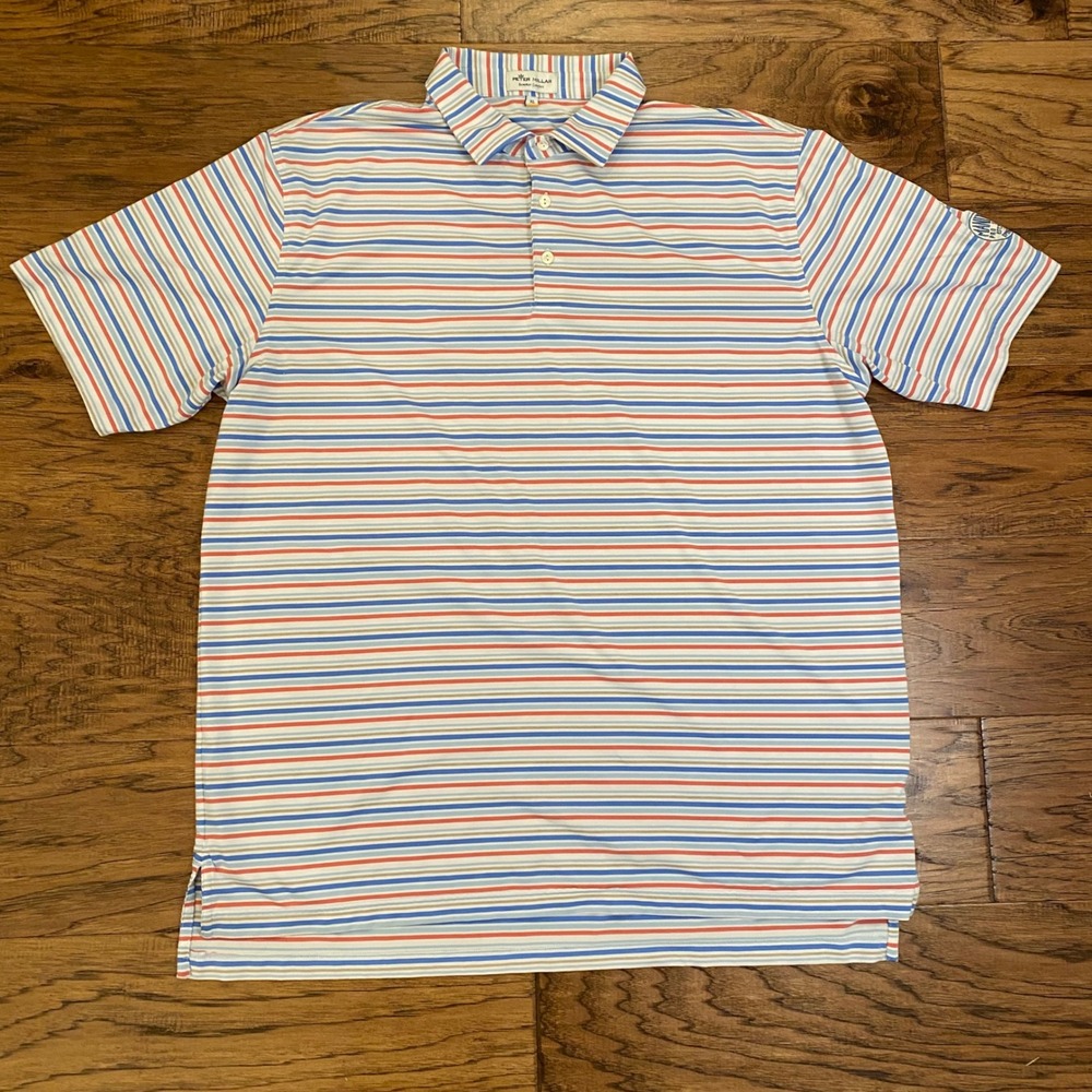 Peter Millar Summer Comfort Polo Shirt Mens XL Golf